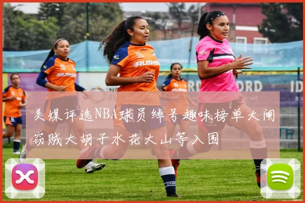 美媒评选NBA球员绰号趣味榜单大闸窃贼大胡子水花大山等入围